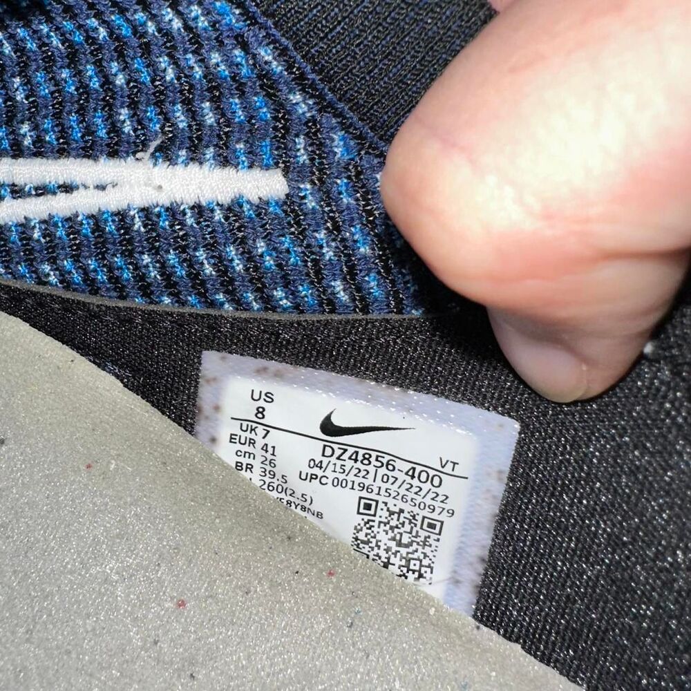 Nike Mens Air Vapormax 2021 Blue colorway - Picture 6 of 6